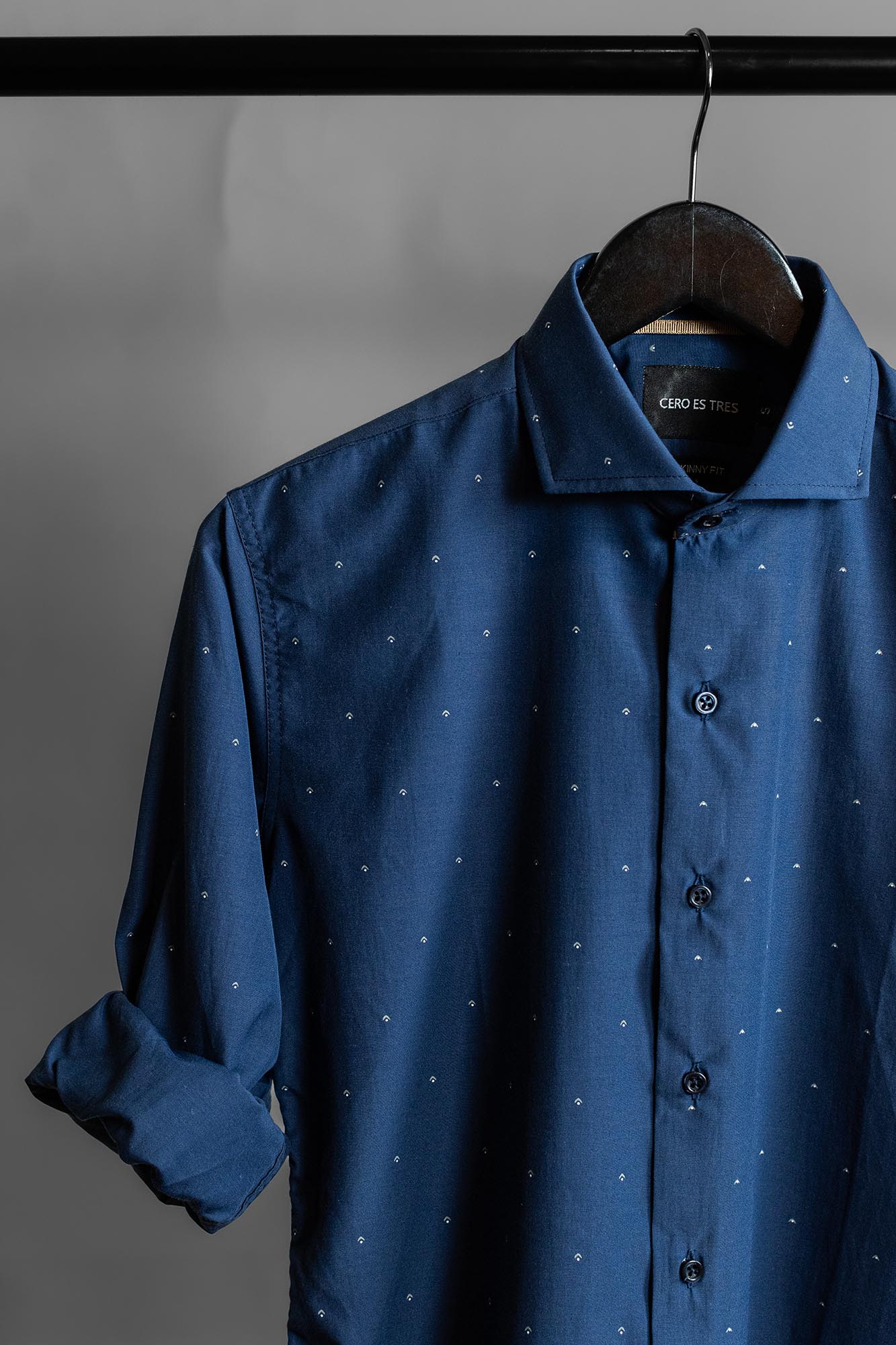 6857FANMLAM - CAMISA LEMON SKSP AZUL MARINO